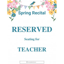 Springtime Recital Party Pack