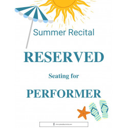 Summer Recital Party Pack
