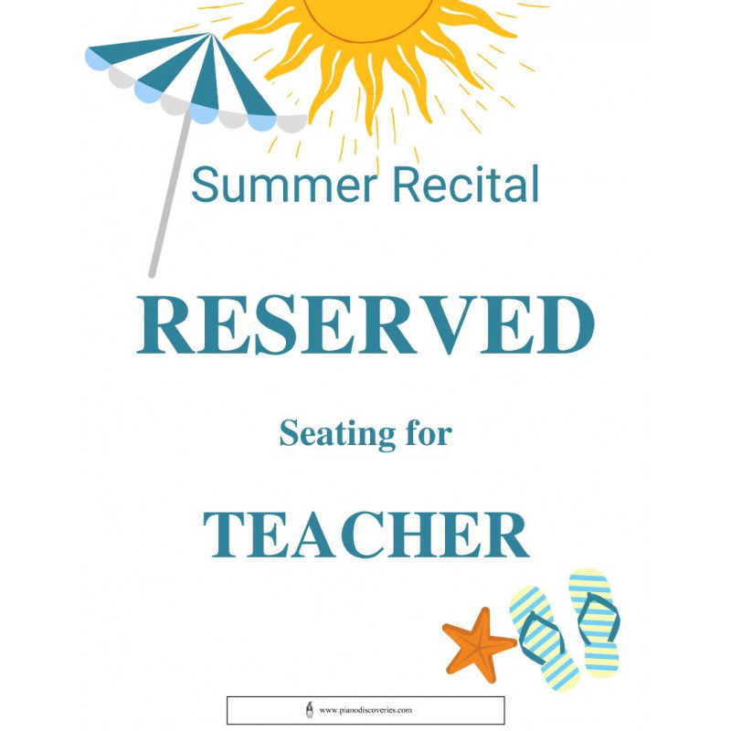 Summer Recital Party Pack