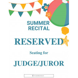 Summertime Recital Party Pack