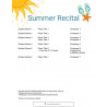 Summer Recital Program, Full Page