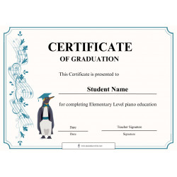 Certificate of Graduation