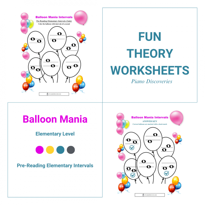 Balloon Mania Pre-Reading Intervals 2nds