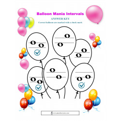 Balloon Mania Pre-Reading Intervals 2nds