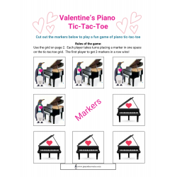 Valentine's Piano Tic-Tac-Toe