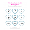 Valentine's Music Symbol Matching Game