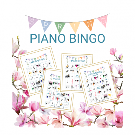 Spring Piano Bingo