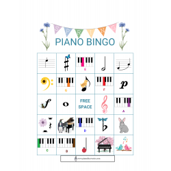 Spring Piano Bingo