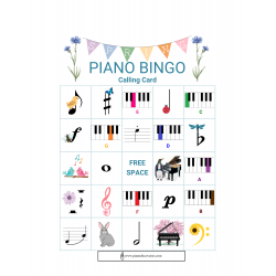 Spring Piano Bingo