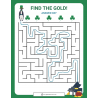 Find the Gold! (St. Patrick's Day piano maze activity)