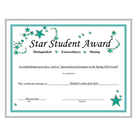 Star Student Award