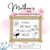 Piano Moms Are the Best Mother's Day Coloring Gift