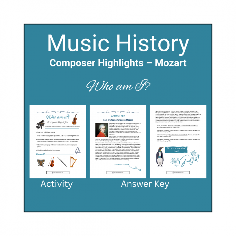 Composer Who Am I - Mozart