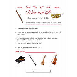 Composer Who Am I - Saint-Saens