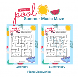 At the Pool Music Maze