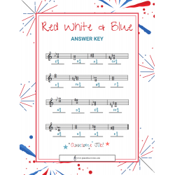 Red White and Blue Chord Position