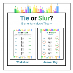 Tie or Slur? elementary...