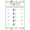Tie or Slur? elementary worksheet