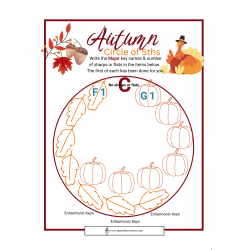 Autumn Circle of 5ths - Major and minor