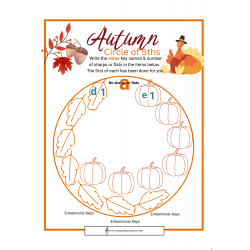 Autumn Circle of 5ths - Major and minor
