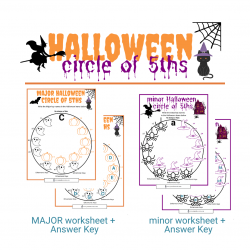 Halloween Circle of 5ths...