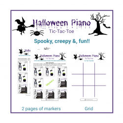 Halloween Piano Tic-Tac-Toe