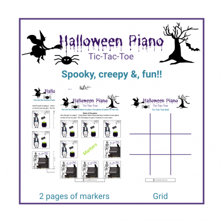 Halloween Piano Tic-Tac-Toe