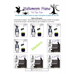 Halloween Piano Tic-Tac-Toe
