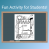 Piano is My Favorite Class Coloring Activity