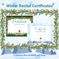 Winter Recital Award...