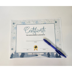 Winter Recital Award Certificates