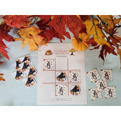 Autumn Piano Tic-Tac-Toe: Music Game (PDF)