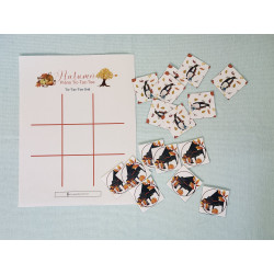 Autumn Piano Tic-Tac-Toe: Music Game (PDF)