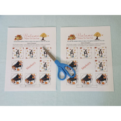 Autumn Piano Tic-Tac-Toe: Music Game (PDF)