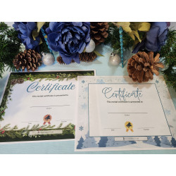 Winter Recital Award Certificates