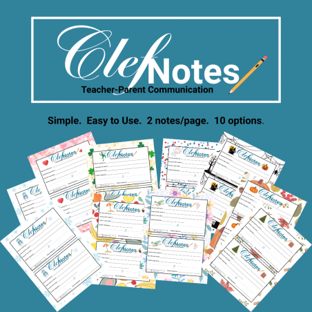 Clef Notes: Teacher-Parent Communication Helper (PDF)