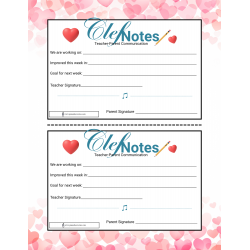Clef Notes: Teacher-Parent Communication Helper (PDF)